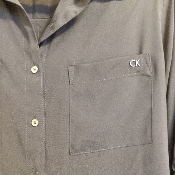 Navy button down - Picture 3 of 3